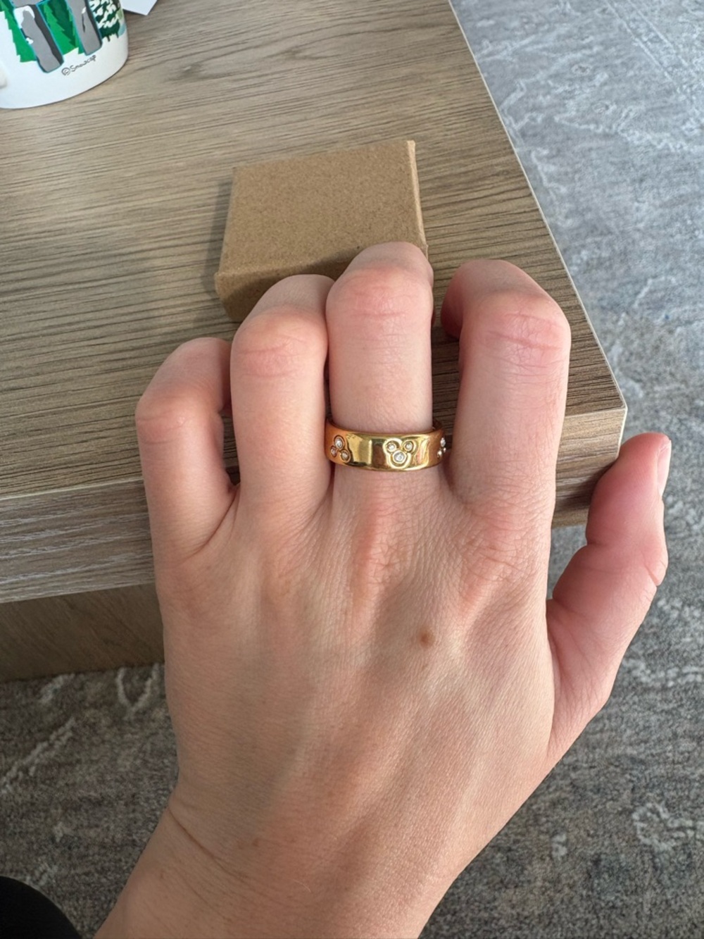 Mickey Mouse Band Ring, Authentic Disney Branded